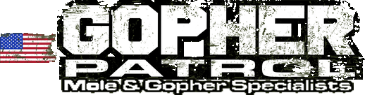 Gopher Patrol Company Logo - A Gopher and Mole extermination company serving the Greater Portland Metro Area